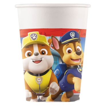 Optez pour ce lot de 8 gobelets sur le thème de la Pat' Patrouille pour l'anniversaire de votre enfant | jourdefete.com
