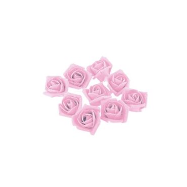 9 Roses Roses en Lin sur Tige