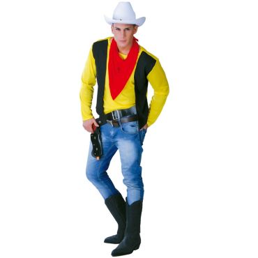 Déguisement Cow-Boy Lucky Luke Homme - Taille Unique