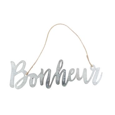 Mot "Bonheur" en métal Mot "Bonheur" en métal