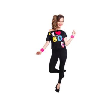 T-shirt i love 80's pour femme | jourdefete.com