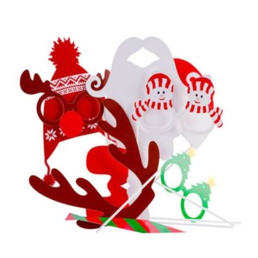 Kit Photobooth Noël - 9 Pièces - Noël Traditionnel