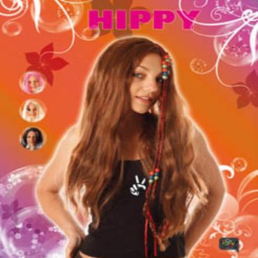 Perruque Hippie Chatain