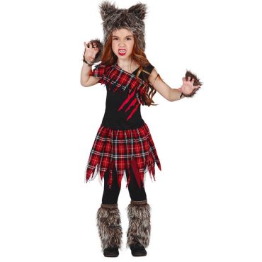 Déguisement de Loup-Garou Fille - Taille au Choix