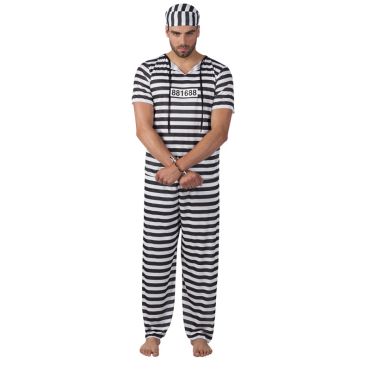 Déguisement de Prisonnier Homme - Taille Unique