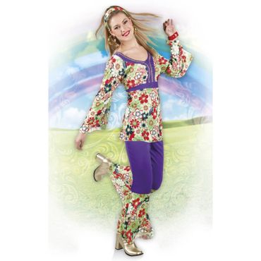 Costume Hippie pour Femme - Taille Unique