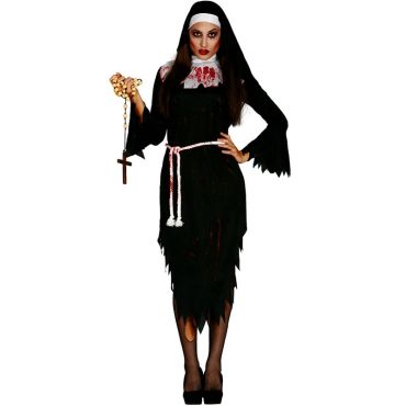 Déguisement Religieuse Zombie - Taille Unique