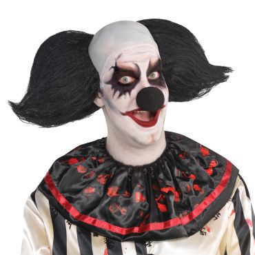 Perruque de Clown Psychopathe Noire Perruque de Clown Psychopathe Noire