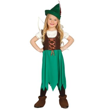 Déguisement Robin des Bois Fille - Taille au Choix