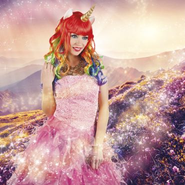 Perruque de licorne fantastique Perruque de licorne fantastique