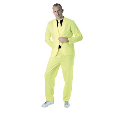 Costume Fashion Néon Disco - Jaune fluo