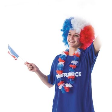 Collier Hawaïen de Supporter - France