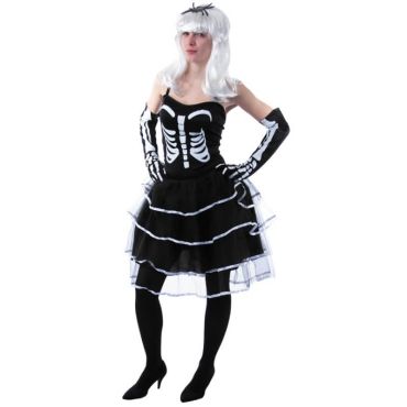 Déguisement Femme - Princesse Squelette - Taille Unique Déguisement Femme - Princesse Squelette - Taille Unique