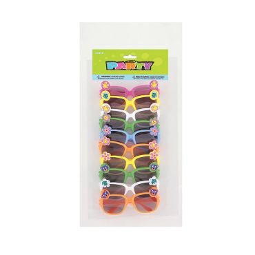 Pack de 10 paires de lunettes multicolores - Animaux