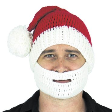 Bonnet et Barbe de Noël en Crochet