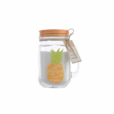 Bougie en forme de Chope avec Couvercle - Senteur Ananas