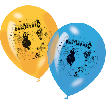 6 Ballons de Baudruche Barbapapa