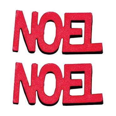 Sachet de 12 confettis "Noël" rouge Sachet de 12 confettis "Noël" rouge