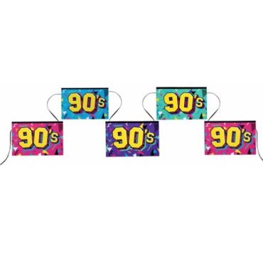 banderolle fanions 5 m annees 90 | jourdefete.com