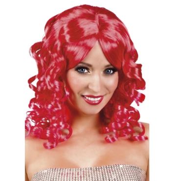 Perruque Femme Bouclée Rouge