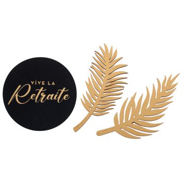 Confettis décoration à parsemer Vive la Retraite papier | jourdefete.com