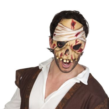 Demi-Masque de Momie Pirate