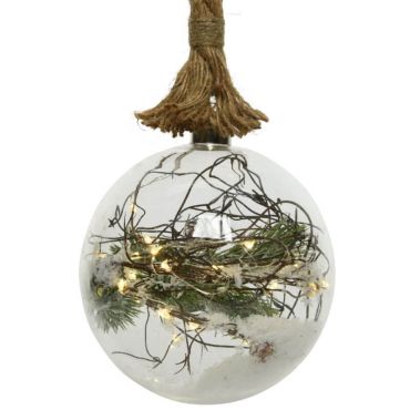 boule lumineuse avec corde pour noël | jourdefete.com boule lumineuse avec corde pour noël | jourdefete.com