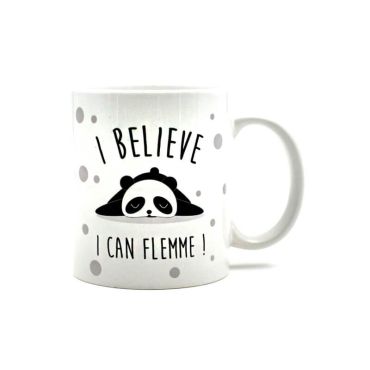 Mug - I Believe I Can Flemme !
