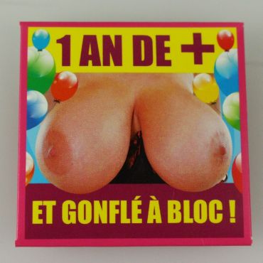 Préservatif Humoristique "Gonflé à Bloc"