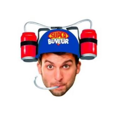 Casque Anti-Soif Super Buveur | joudefete.com Casque Anti-Soif Super Buveur | joudefete.com