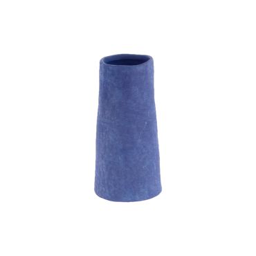 Vase en céramique bleu indigo pour décoration de fête élégante | jourdefete.com