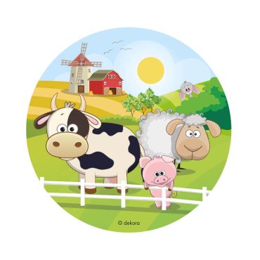 disque azyme animaux de la ferme | jourdefete.com