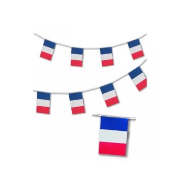 guirlande pvc 20 pavillons tricolore france | jourdefete.com guirlande pvc 20 pavillons tricolore france | jourdefete.com
