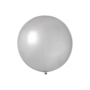 Ballon géant rond argent| jourdefete.com