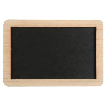 Ardoise XL 18x27 cm avec cadre en bois pour événement | jourdefete.com