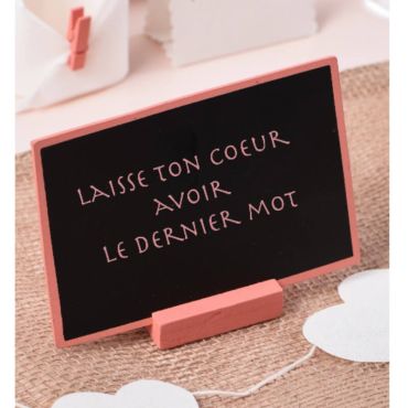 Grande Ardoise Rose | jourdefete.com Grande Ardoise Rose | jourdefete.com