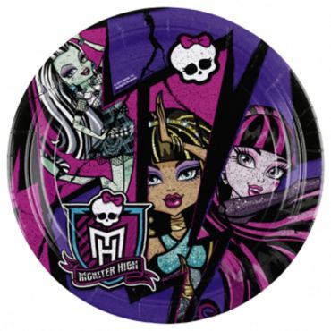 Assiettes Anniversaire Monster High