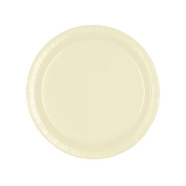 8 Assiettes en Carton Ivoires - 23 cm