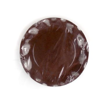 10 Grandes Assiettes Vagues Marrons