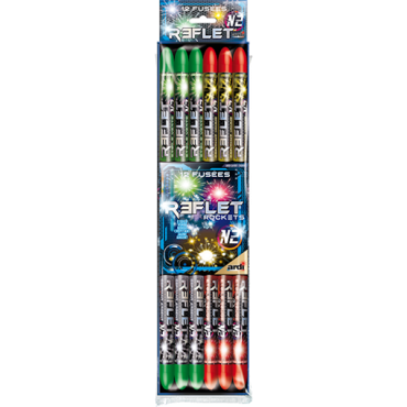 Fusées Reflet Rockets multicolores pour un ciel éclatant | jourdefete.com