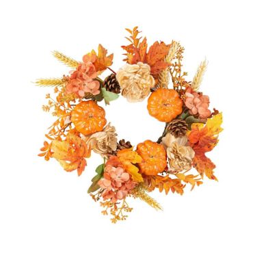 Une couronne automnale à poser ou à suspendre | jourdefete.com Une couronne automnale à poser ou à suspendre | jourdefete.com