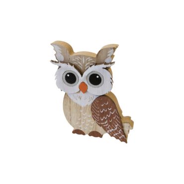 Un joli hibou à poser avec tous ses amis de la forêt pour une belle table d'automne| jourdefete.com