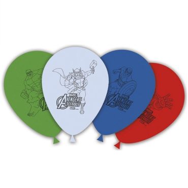 8 Ballons de Baudruche Avengers Mighty