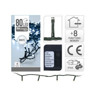 Guirlande Electrique Blanc Froid - 80 led