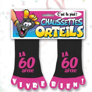 Chaussette à Orteil 60 Aine Rose