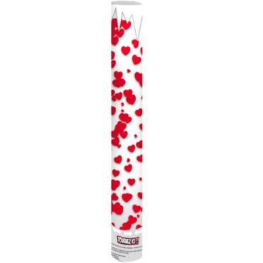 Canon à Confettis - Cœurs Rouges