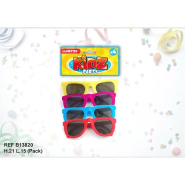 Pack lunettes enfant x4 - Multicolores