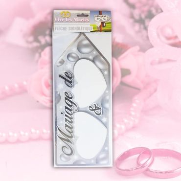 Flèche directionnelle - Mariage