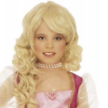  Perruque Fille "Barbara" - Blonde