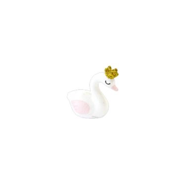 3 Petits Sujets - Baby Shower - Cygne Rose | jourdefete.com